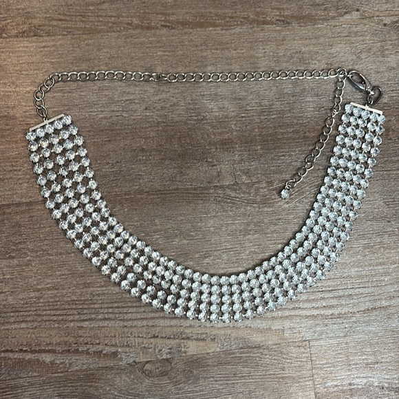 Rhinestone Belt.  Approx 45” total length. Adjustable.